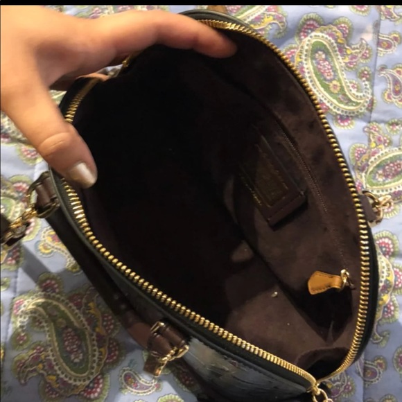 Coach Mini Sierra Satchel In Wine - Picture 5 of 5